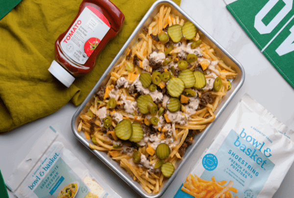 Sheet Pan Smashburger Fries